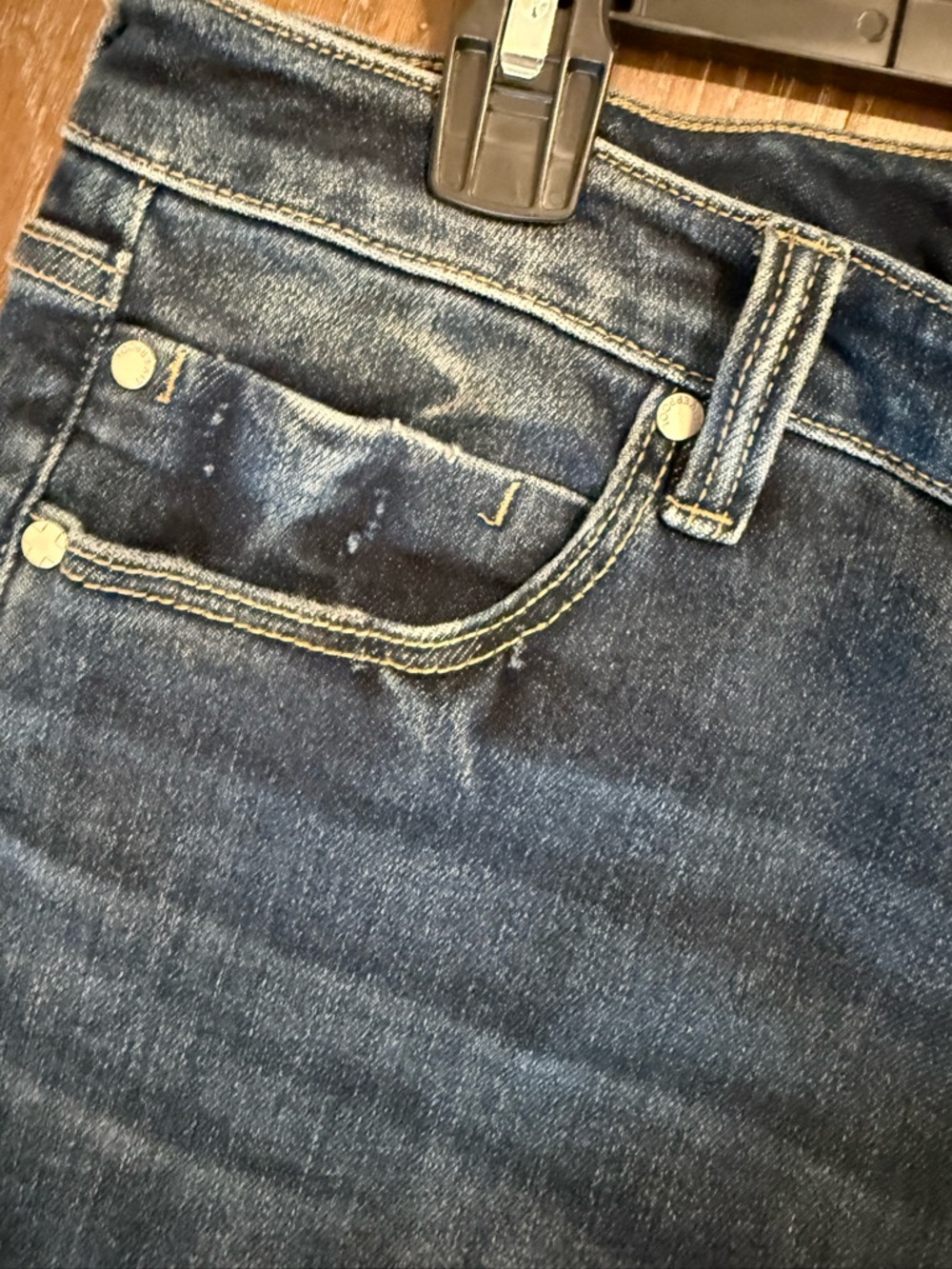 Liverpool Dark Blue Charlie Cropped Skinny Jeans with Cuffed Hem Soft - Picture 3 of 15
